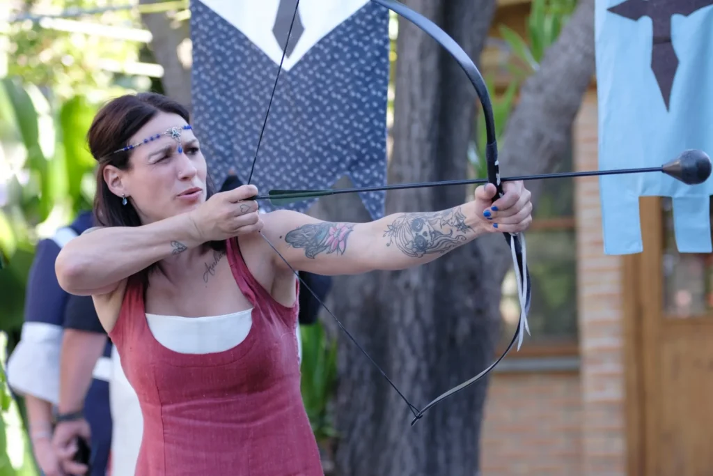 Tiro con arco LARP - boda medieval