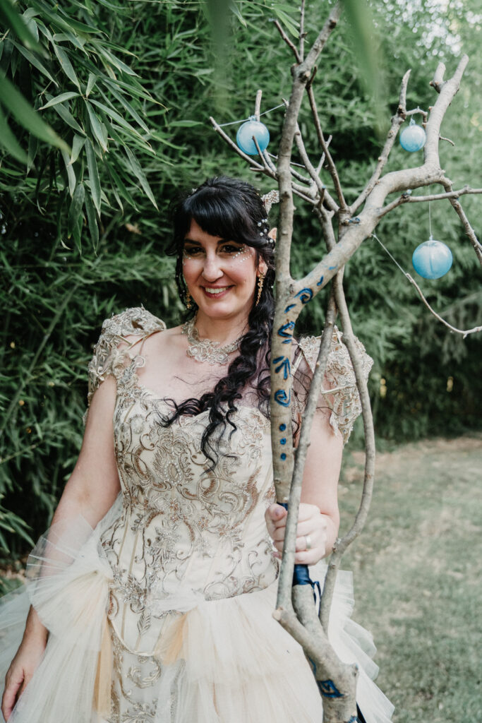 Vestido de novia - boda medieval